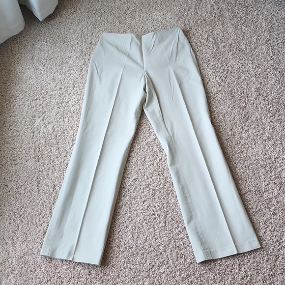 Ivory Fabrizio Gianni dress pants size 8 - Picture 1 of 4